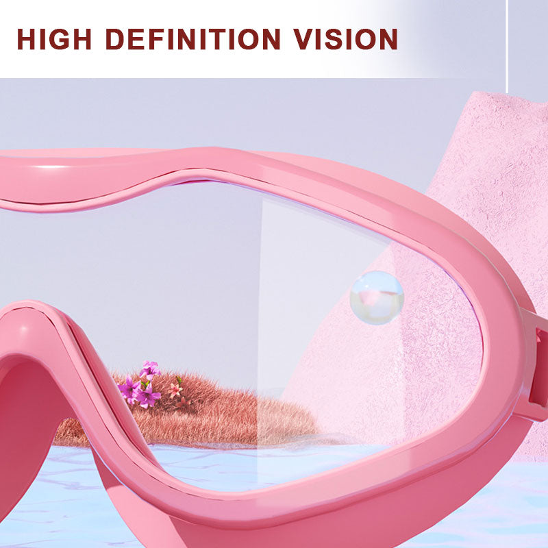 Adult large-frame swimming goggles with mudguard🏊‍♂️