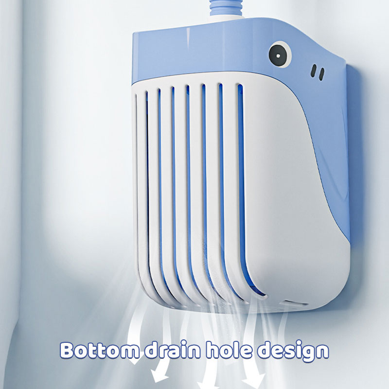 Wall-Mounted Suction Cup Toilet Cleaning Brush Set